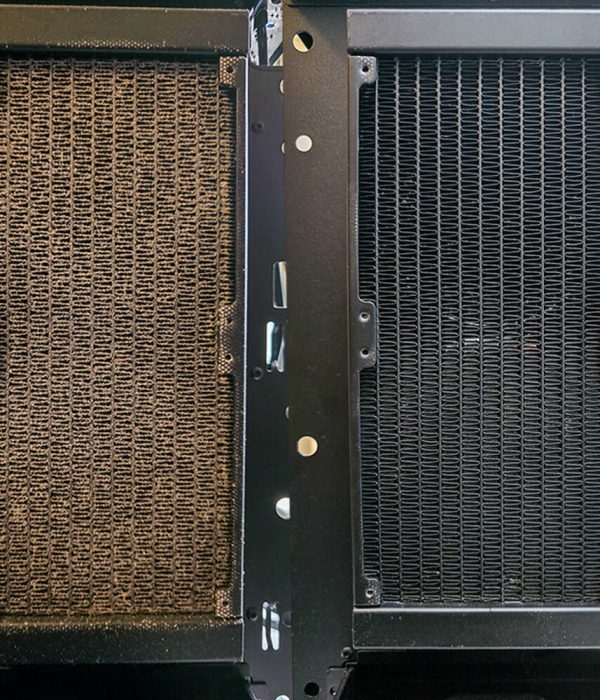 CPU Cooler Radiator Cleaning - Before & After